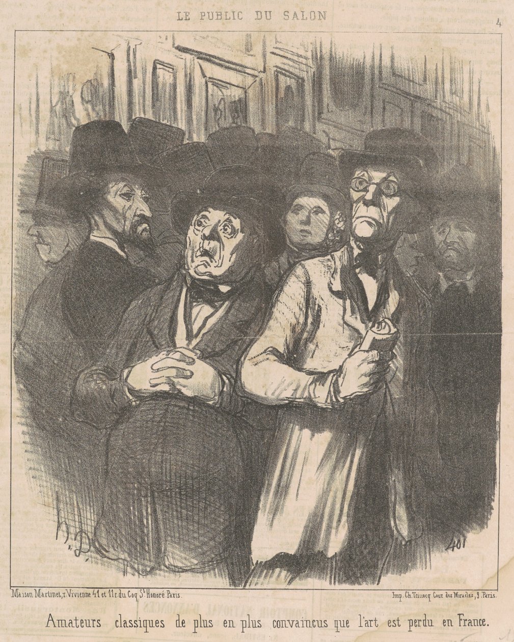 Klasičtí amatéři...přesvědčeni... od Honoré Daumier