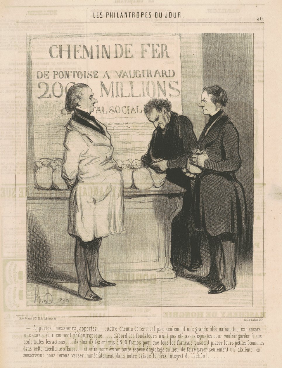 Přineste, pánové, přineste... od Honoré Daumier