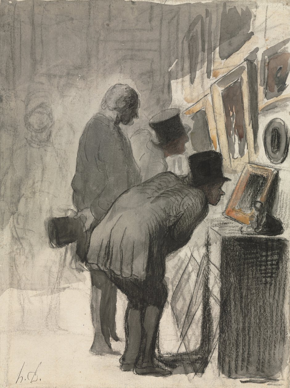 Milovníci umění od Honoré Daumier