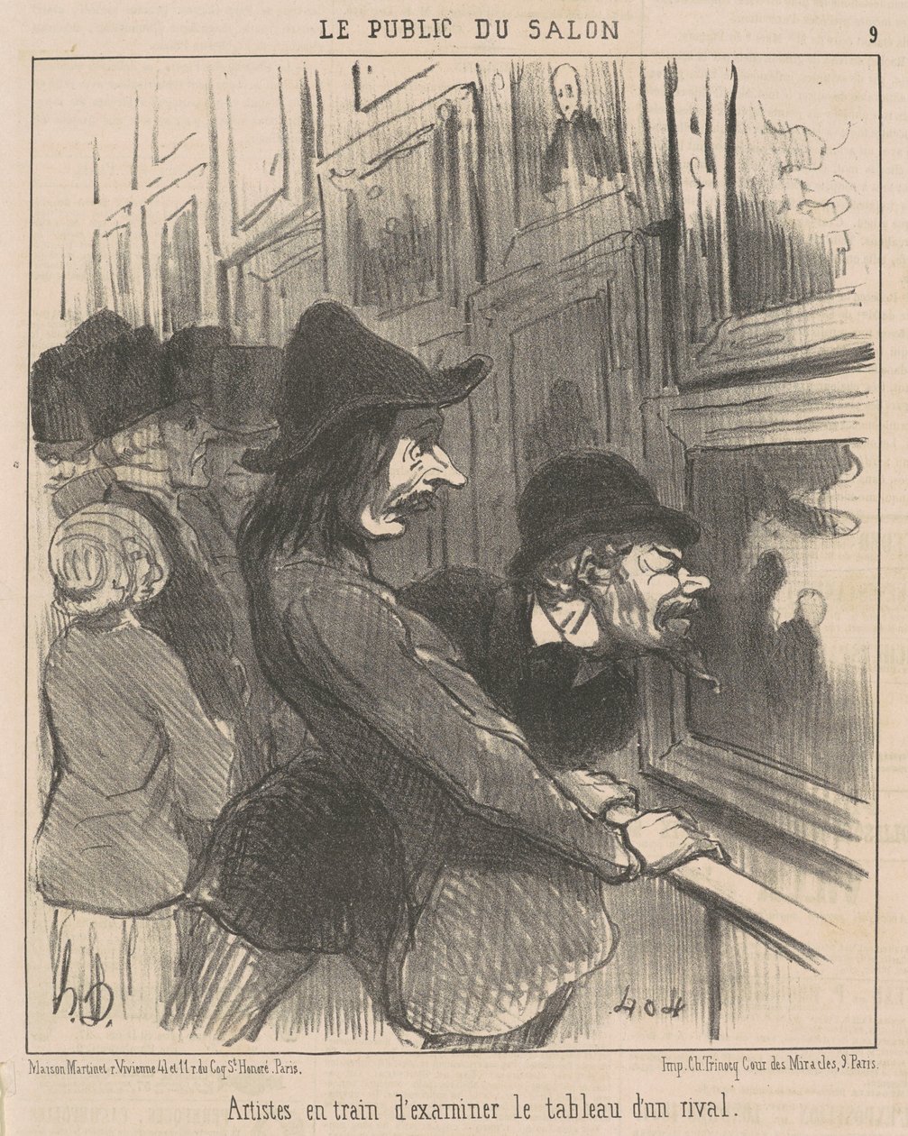 Umělci zkoumající... od Honoré Daumier