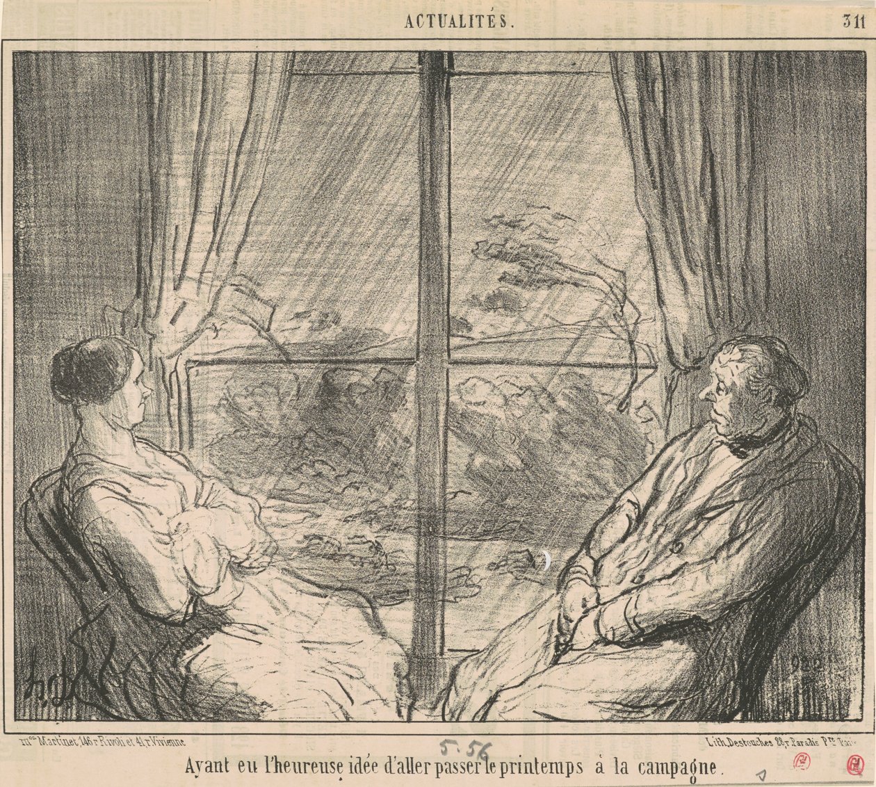 Když jsem měl ... nápad jít ... od Honoré Daumier