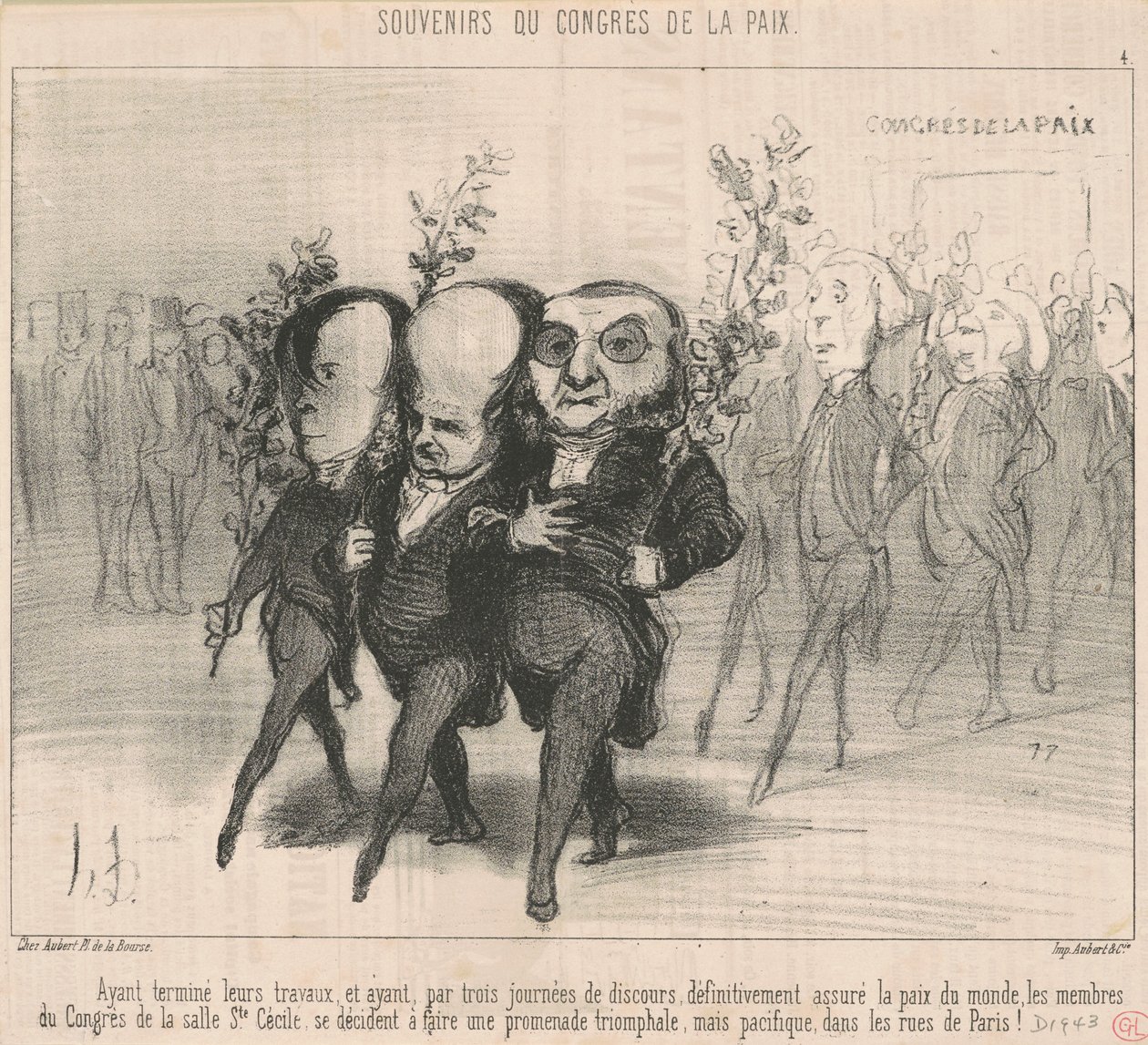 Po dokončení své práce... od Honoré Daumier