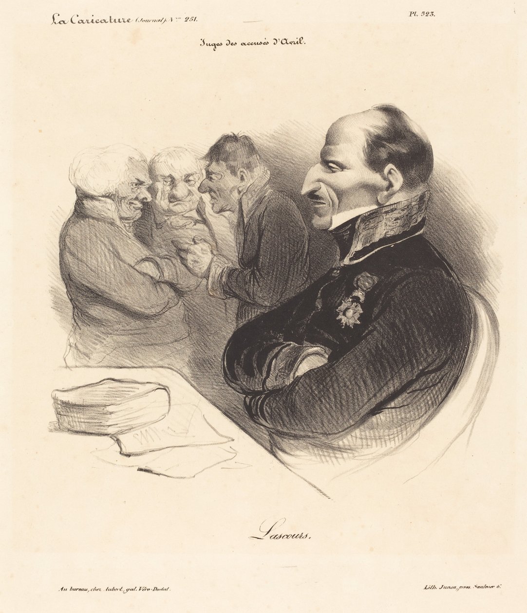 baron de Lascours od Honoré Daumier