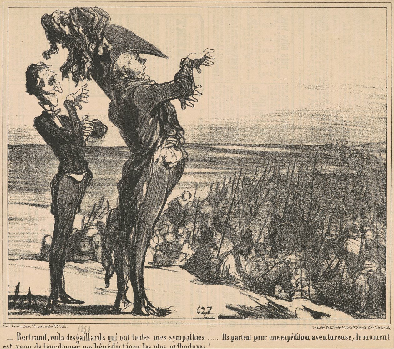 Bertrande, tady jsou někteří kolegové... od Honoré Daumier