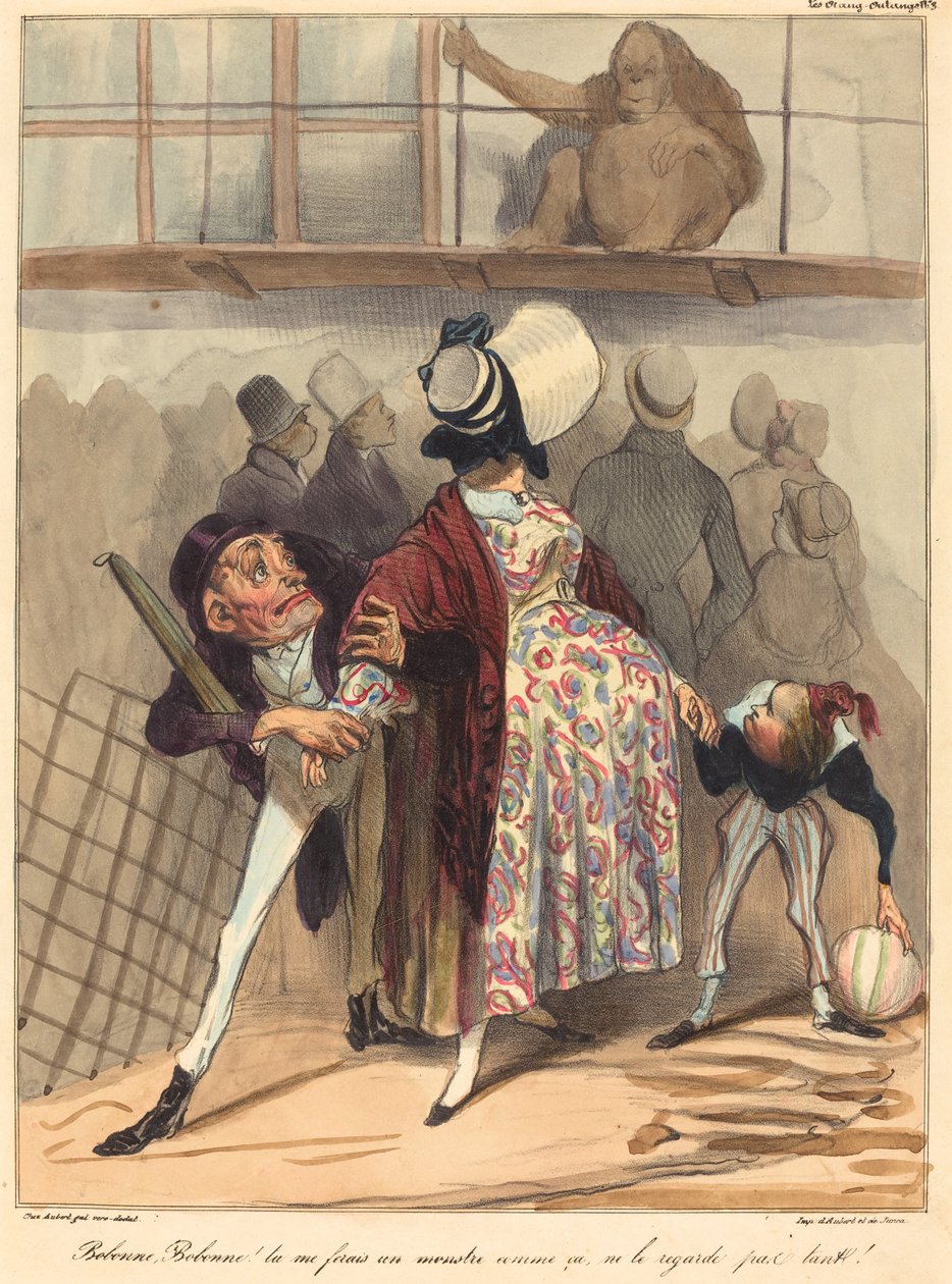 Bobonne... nedívej se na něj tolik! od Honoré Daumier