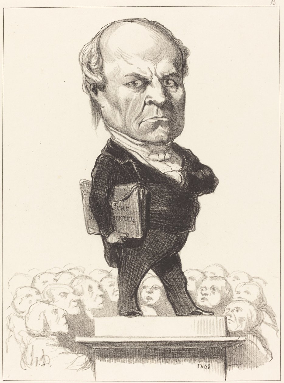 C.H. Odilon Barrot od Honoré Daumier