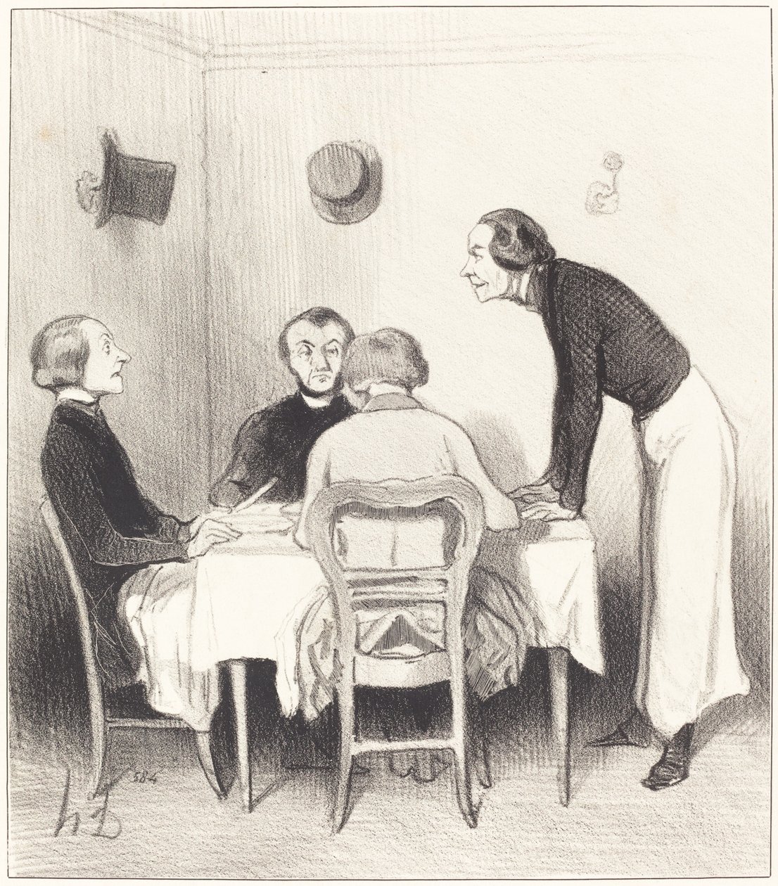 restaurační mrkev od Honoré Daumier
