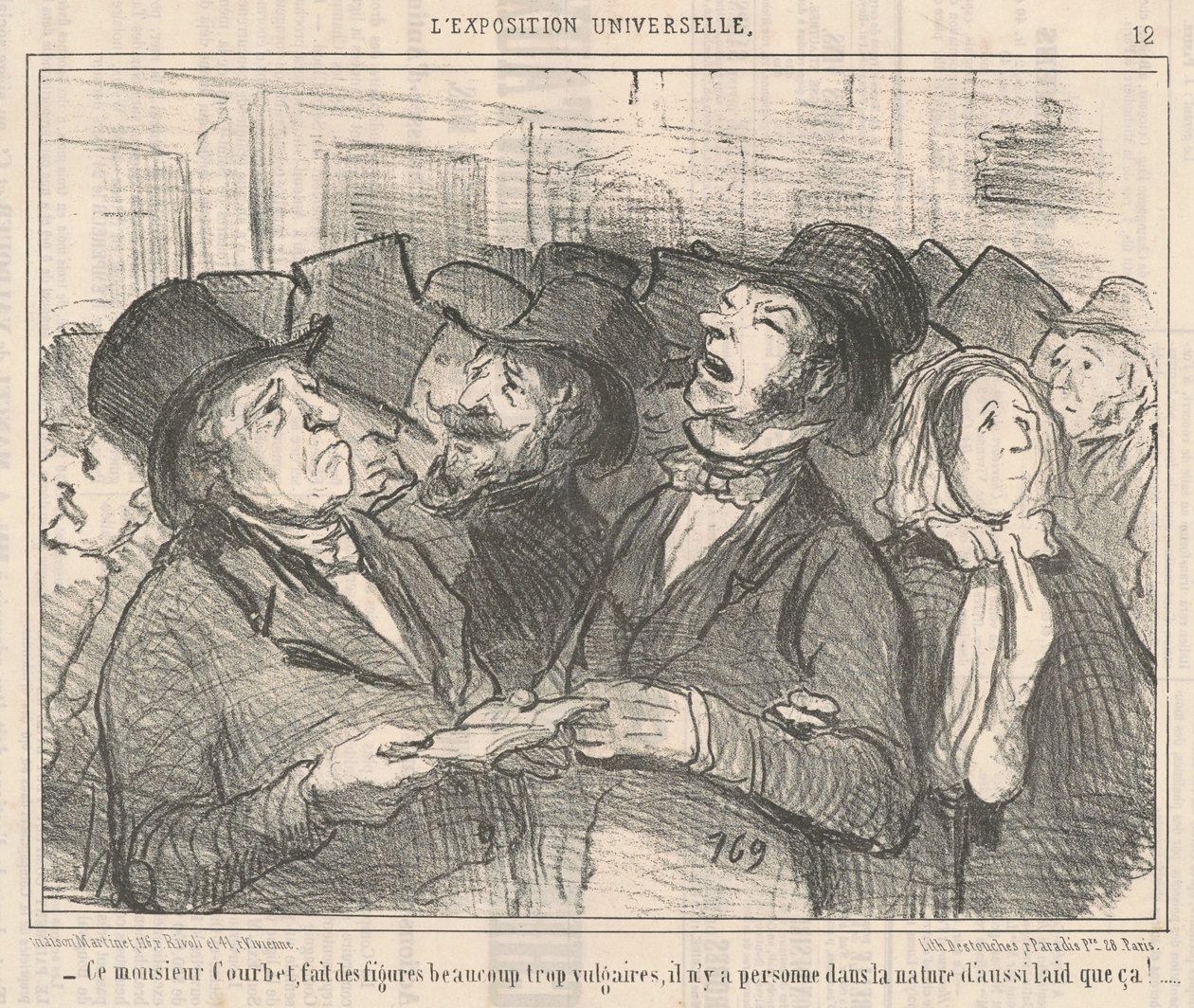 Tento pan Courbet... od Honoré Daumier