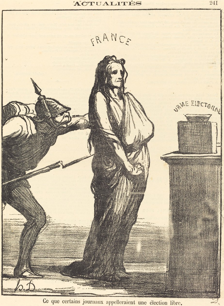 Jak by některé noviny říkaly... od Honoré Daumier