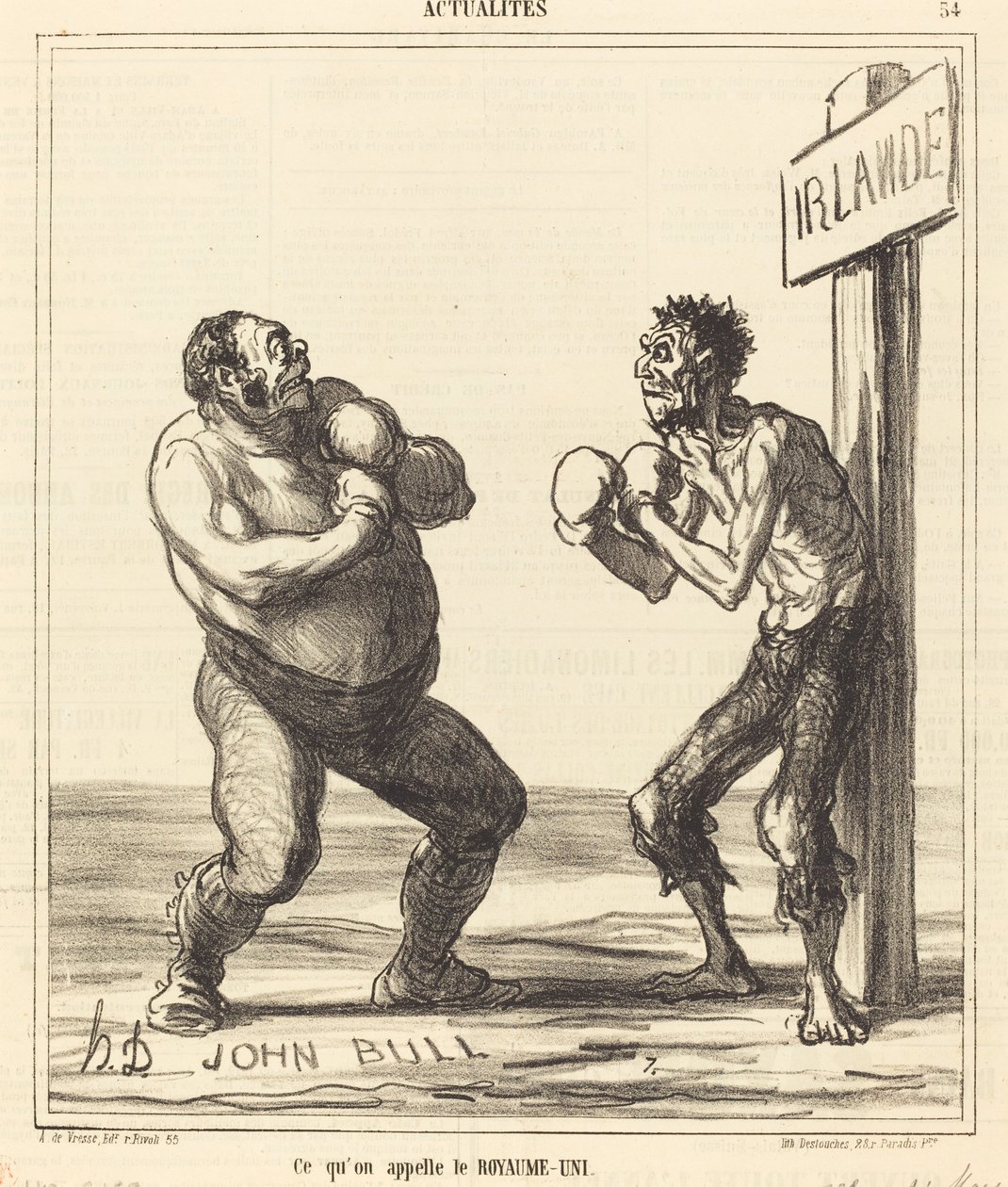 Co se nazývá Spojené království od Honoré Daumier