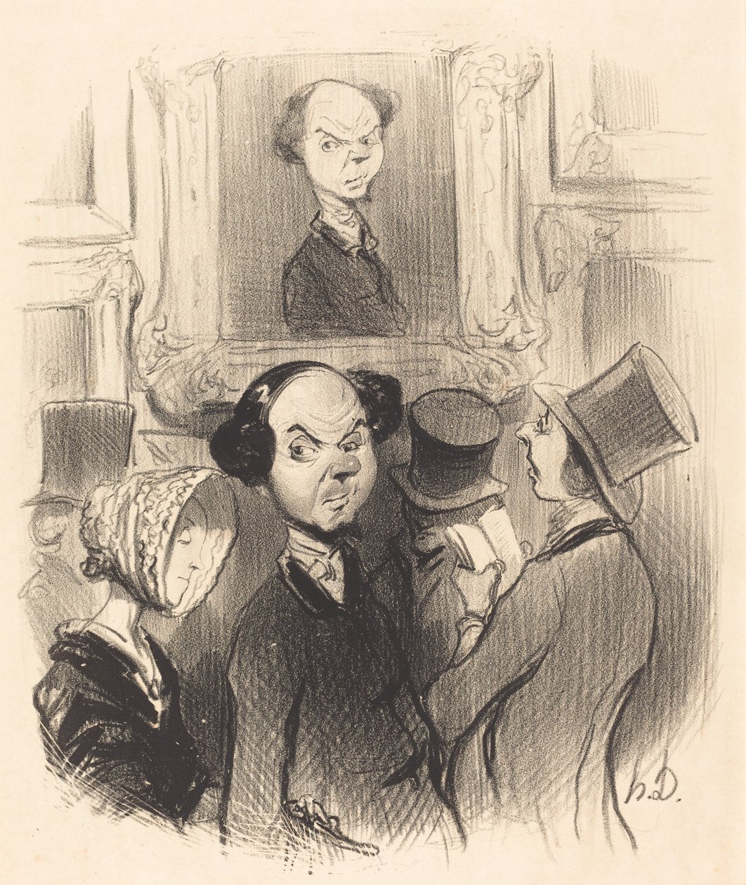 Okouzlený být odhalen... od Honoré Daumier