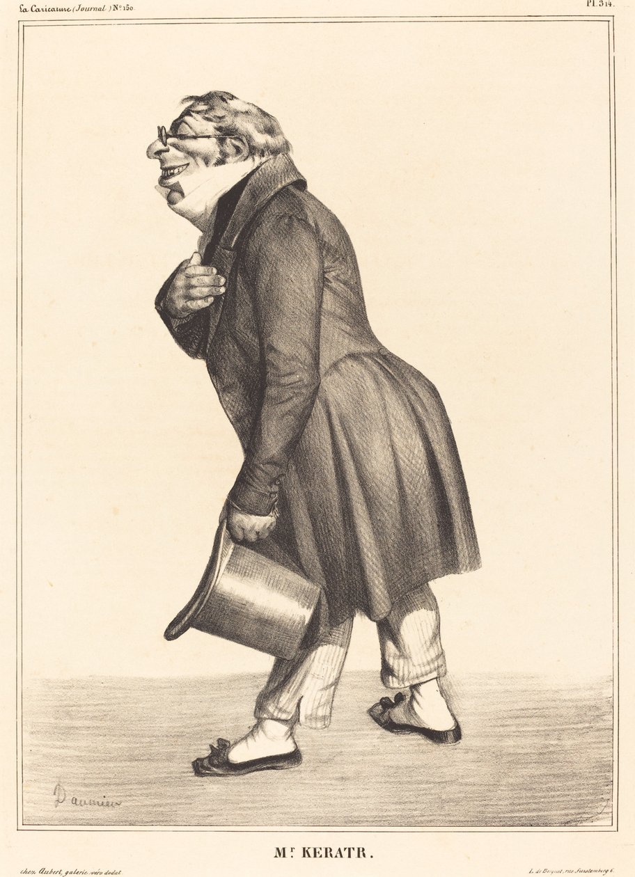 hrabě z Keratry od Honoré Daumier