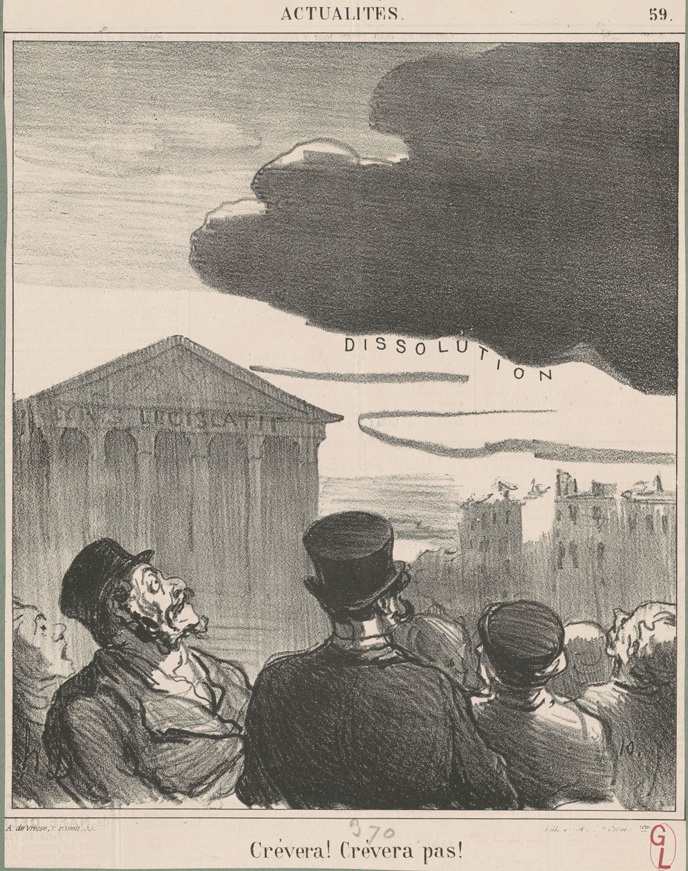 Vytvoří! Nebude tvořit! od Honoré Daumier