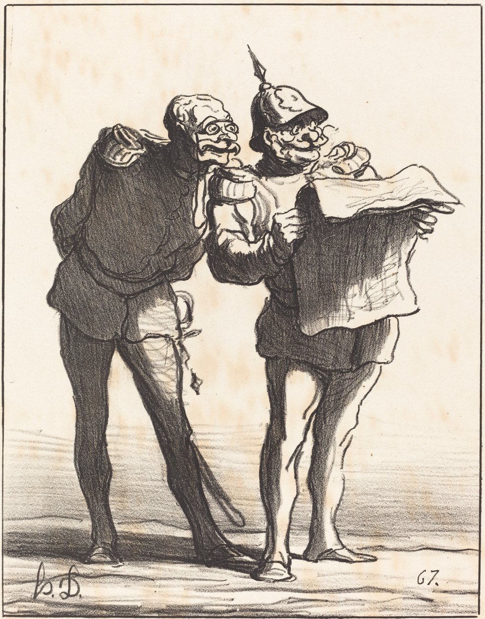 Evidentně nemůžeme... od Honoré Daumier