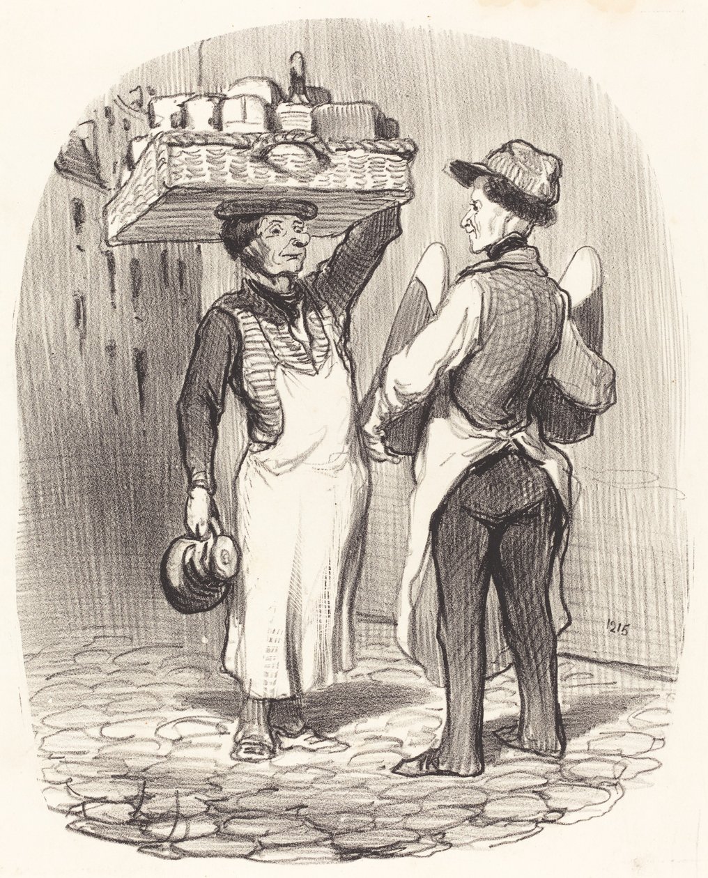 obchodní manažeři od Honoré Daumier