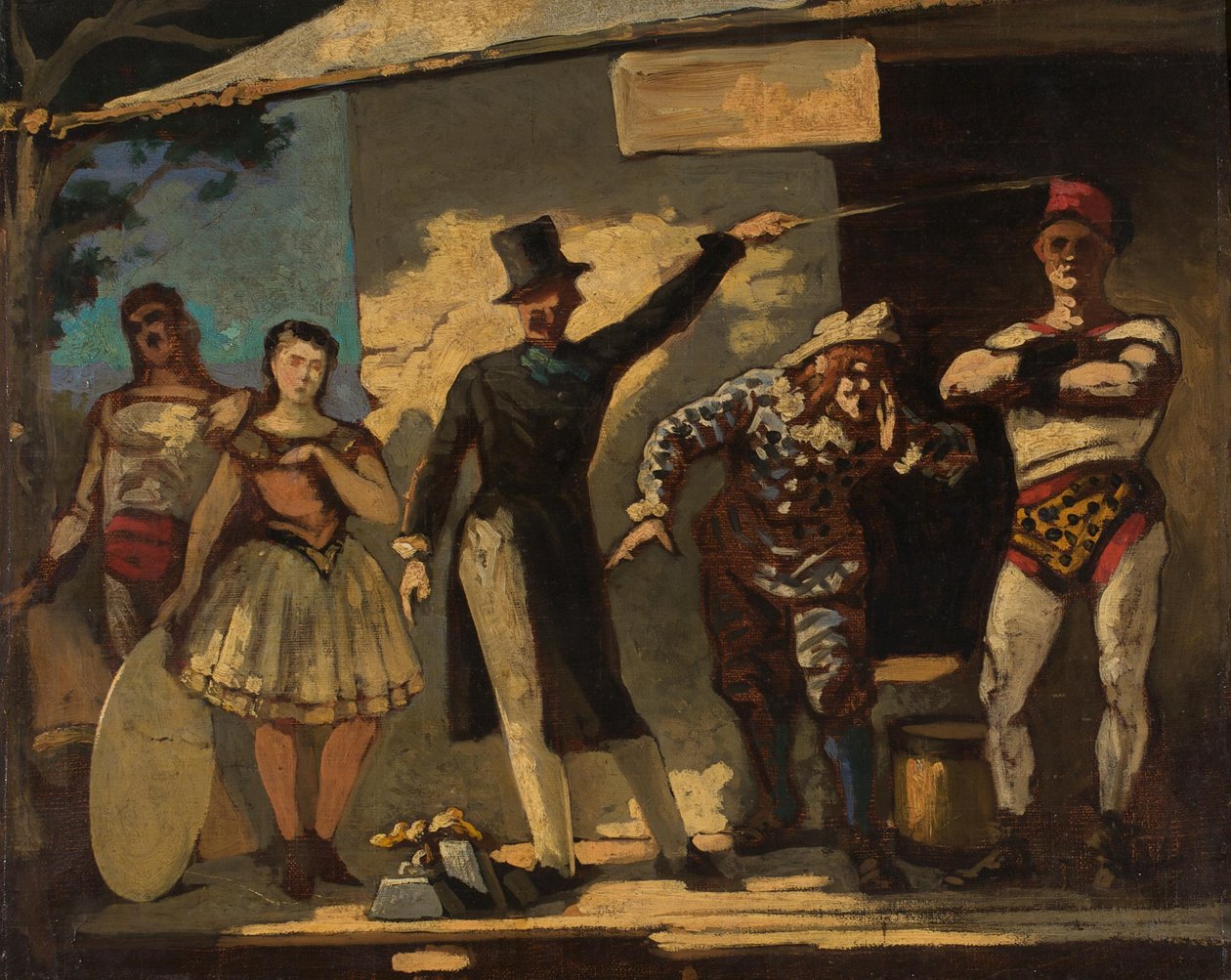 Žongléři od Honoré Daumier