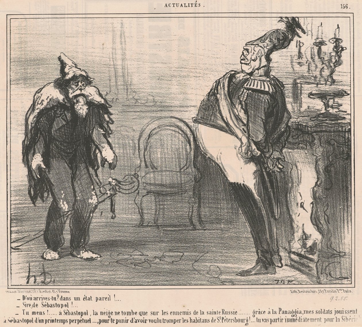 Odkud jsi? od Honoré Daumier