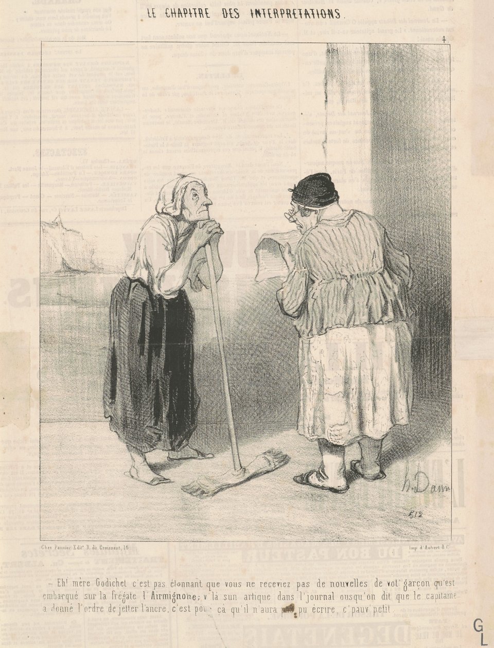 Ahoj! Matko Godichet, není se čemu divit... od Honoré Daumier
