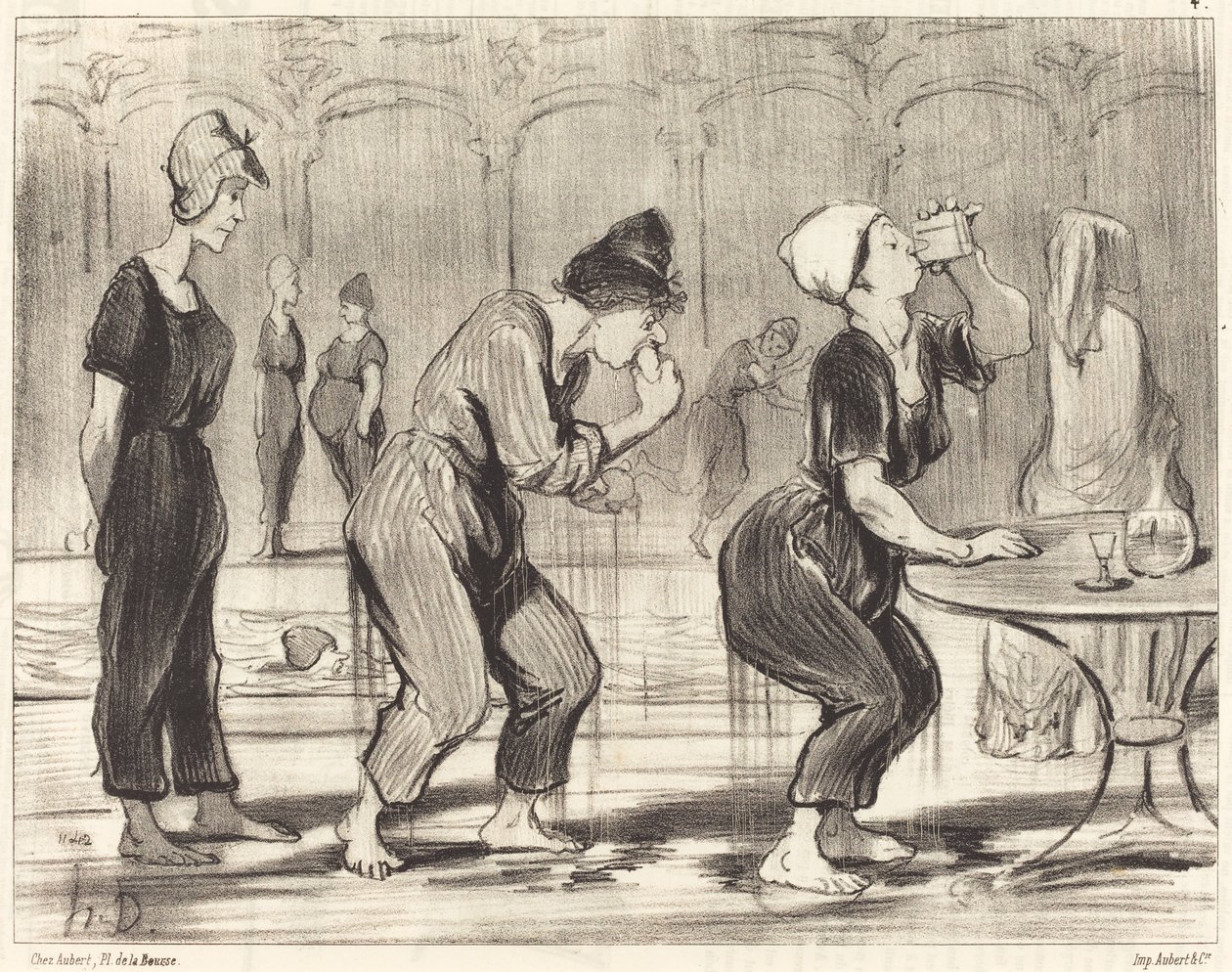 Mezi dvěma ponory od Honoré Daumier