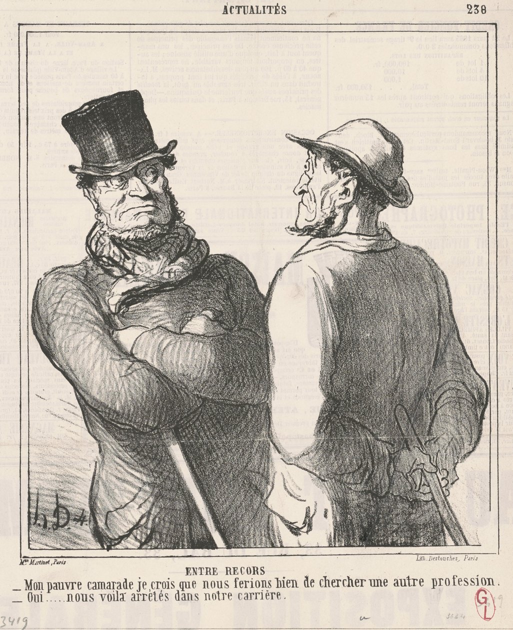 Mezi vzpomínkami od Honoré Daumier