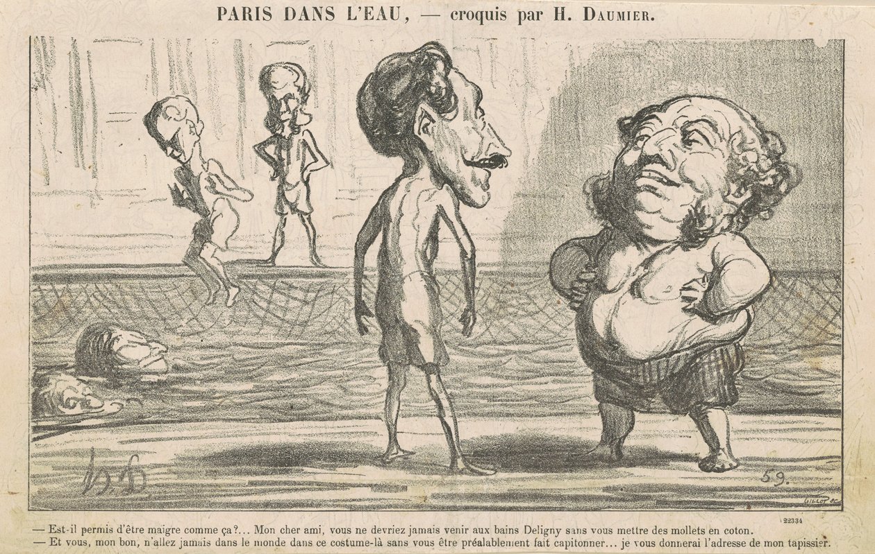 Je dovoleno být takhle hubená! ... od Honoré Daumier