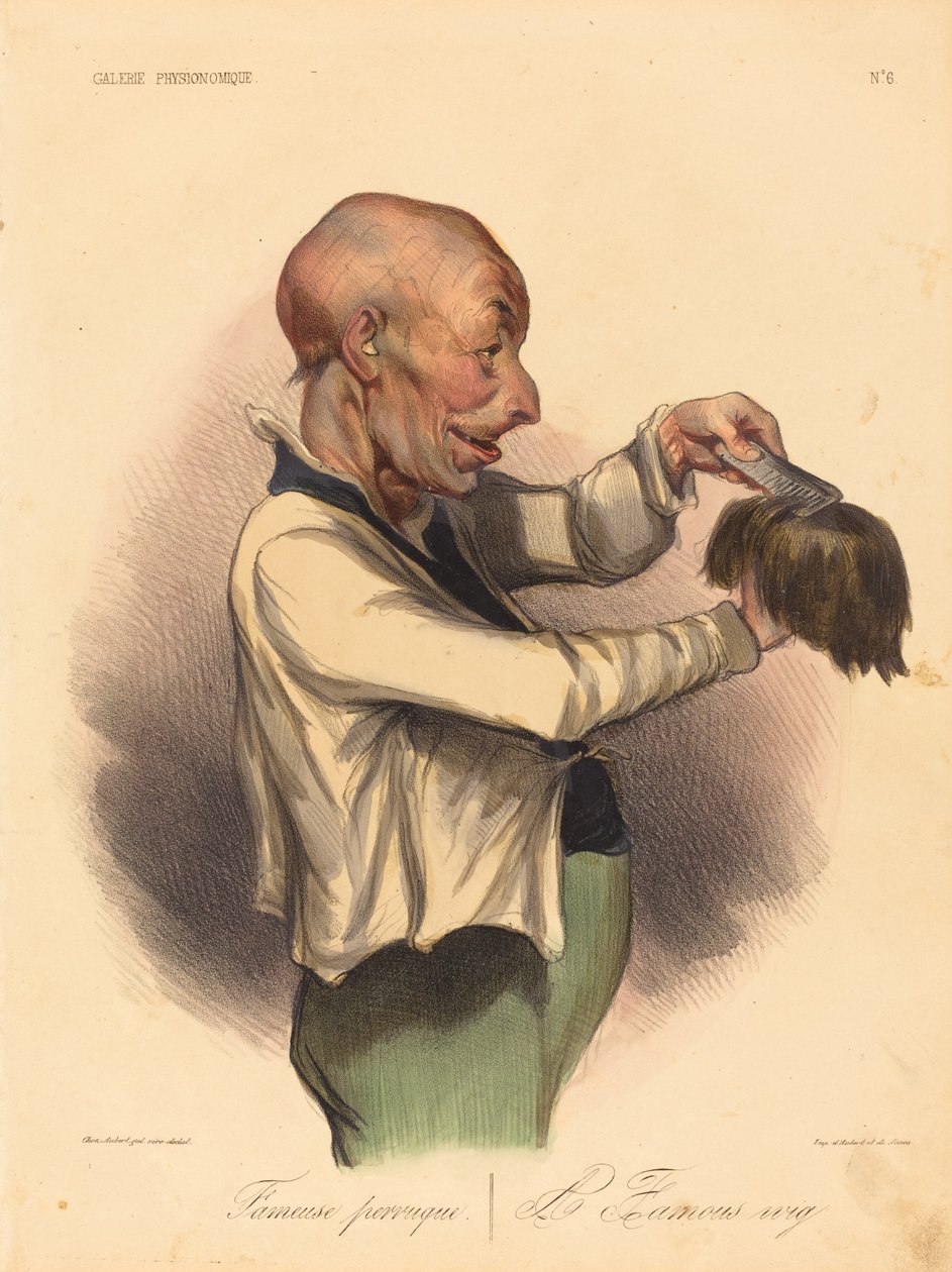 slavná paruka od Honoré Daumier