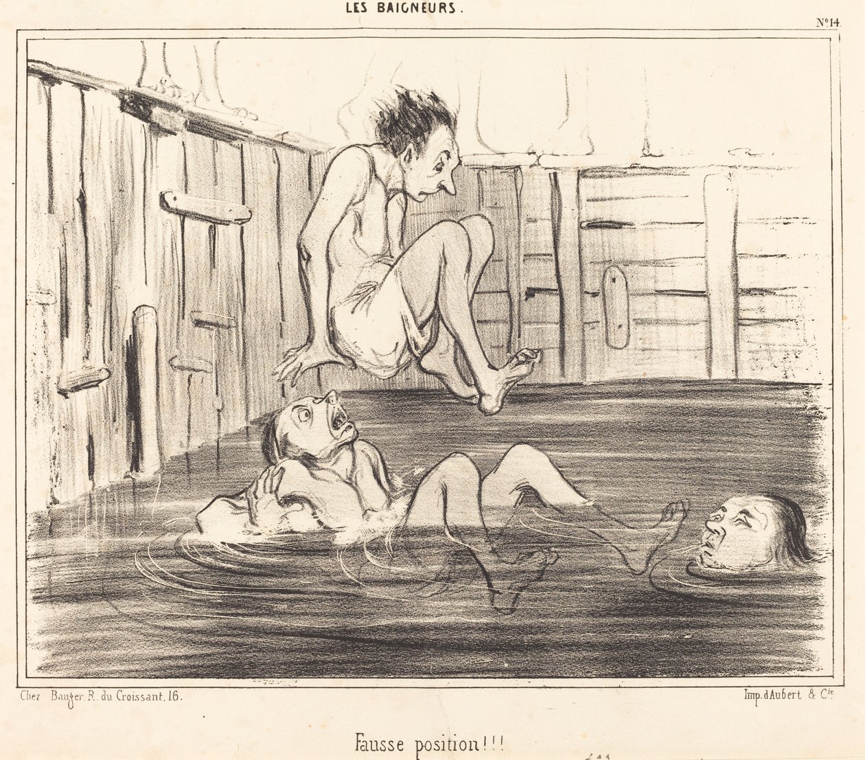 Špatná pozice!!! od Honoré Daumier