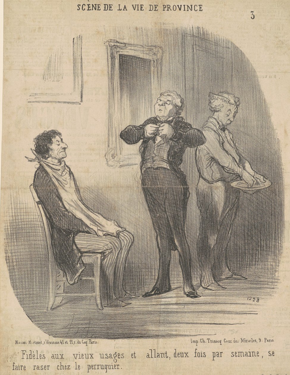 Věrný starým způsobům... od Honoré Daumier