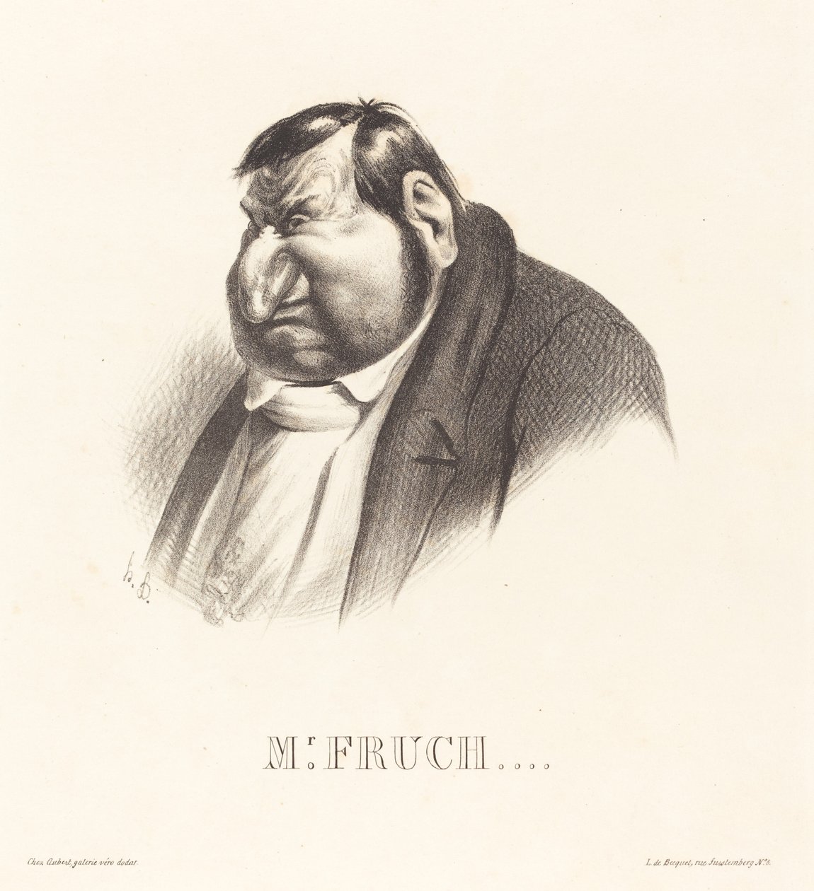 Fruchard a busta od Honoré Daumier