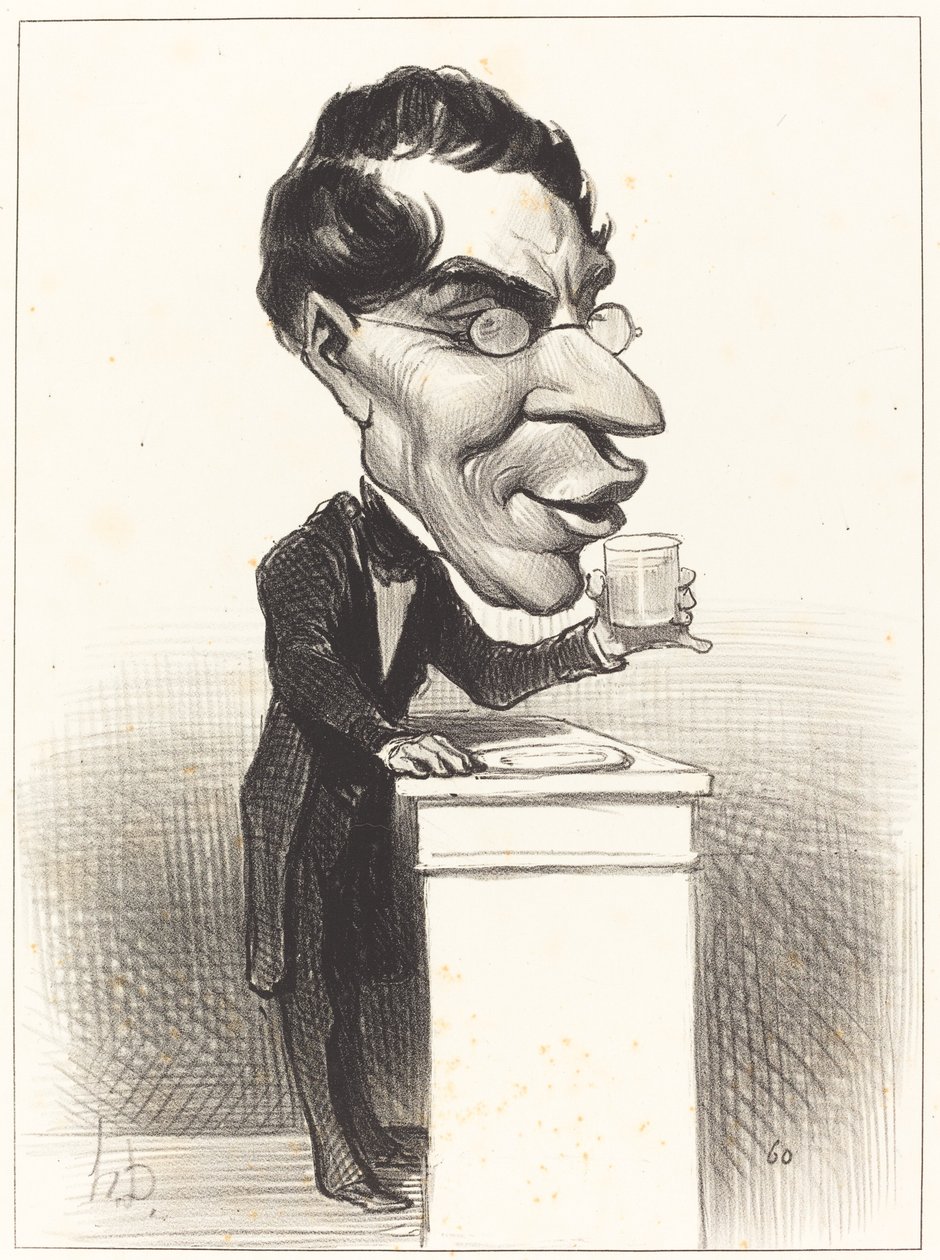 H.M. Augustin Corne od Honoré Daumier
