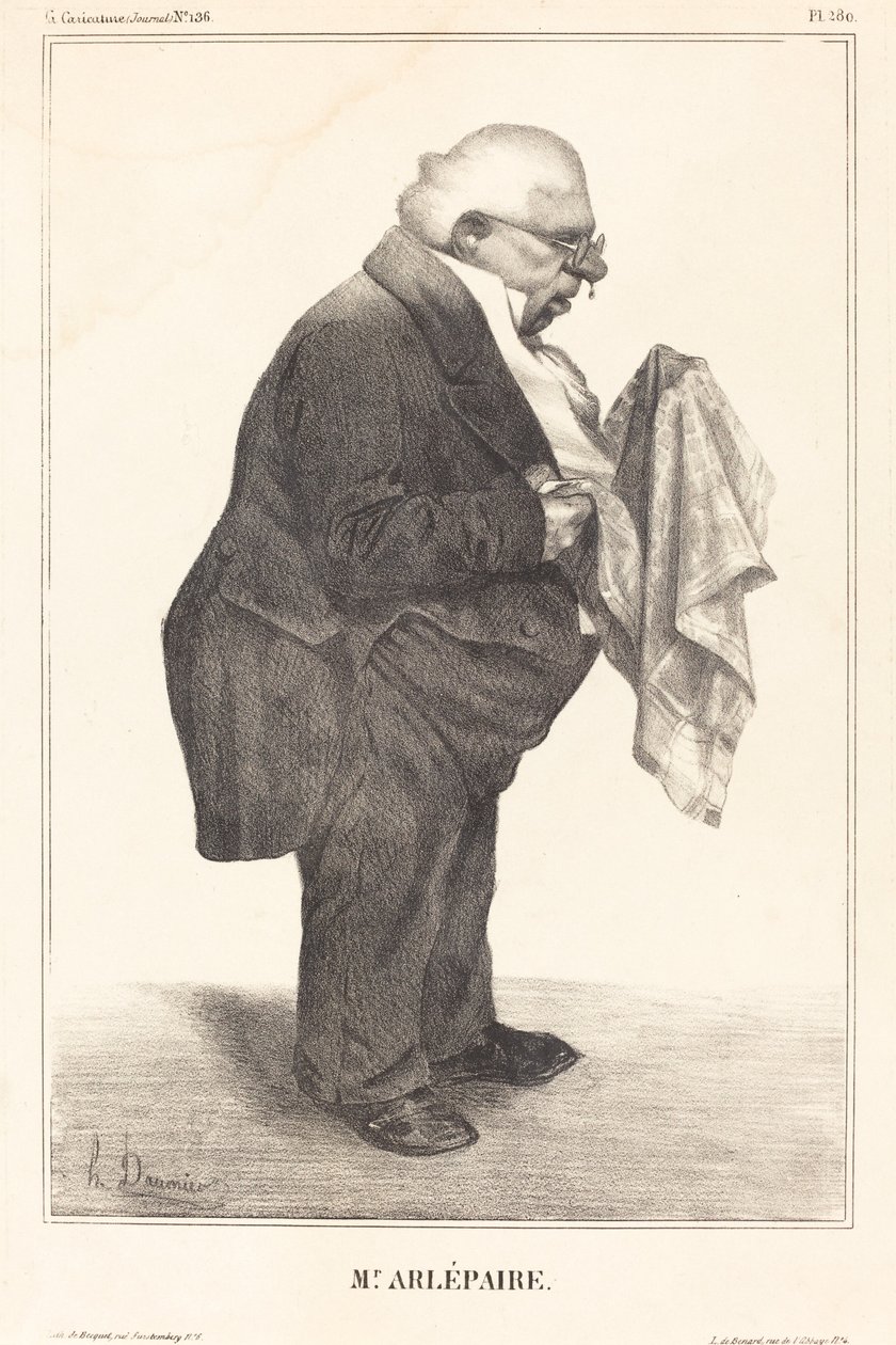 Unavený otec od Honoré Daumier