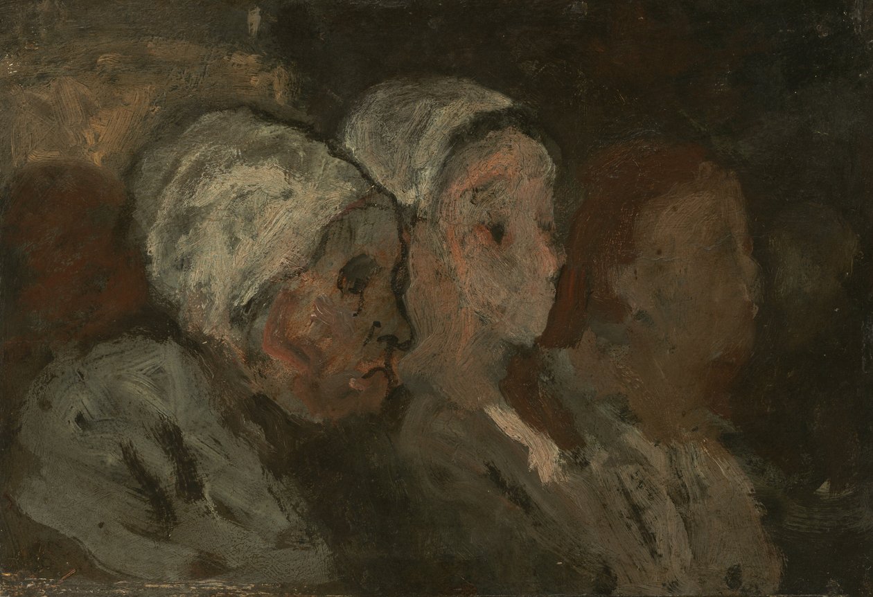 V kostele, 18551857. od Honoré Daumier