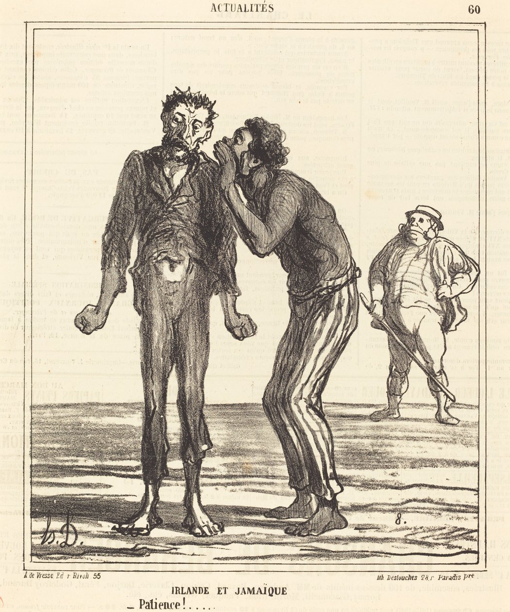 Irsko a Jamajka – trpělivost!... od Honoré Daumier