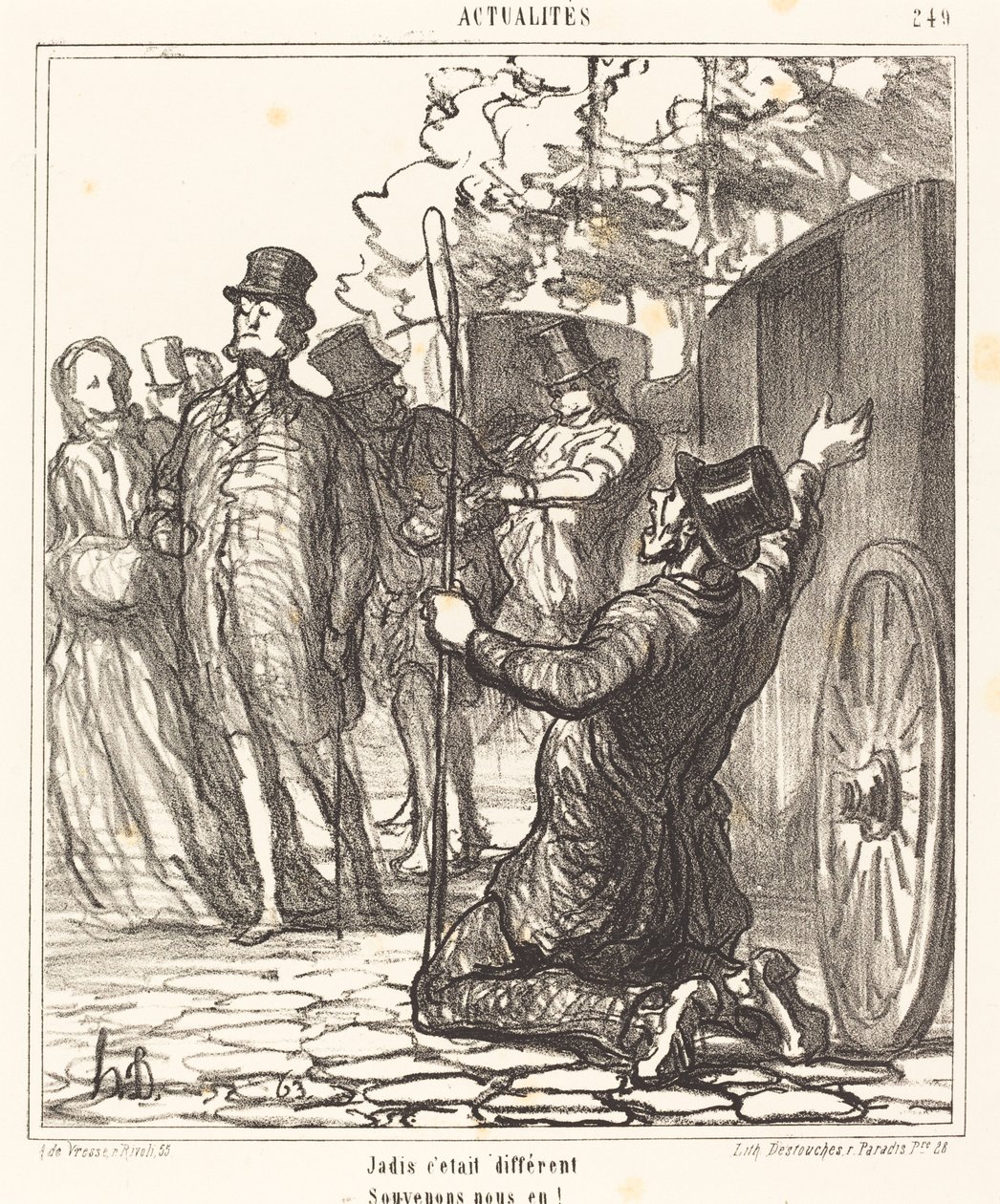 Dříve to bylo jinak od Honoré Daumier