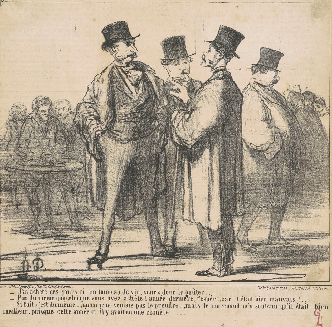 Koupil jsem ... sud vína ... od Honoré Daumier
