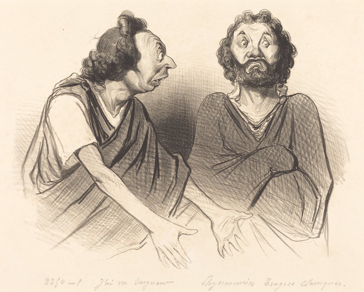 Viděl jsem Pána... vašeho nešťastného syna... od Honoré Daumier