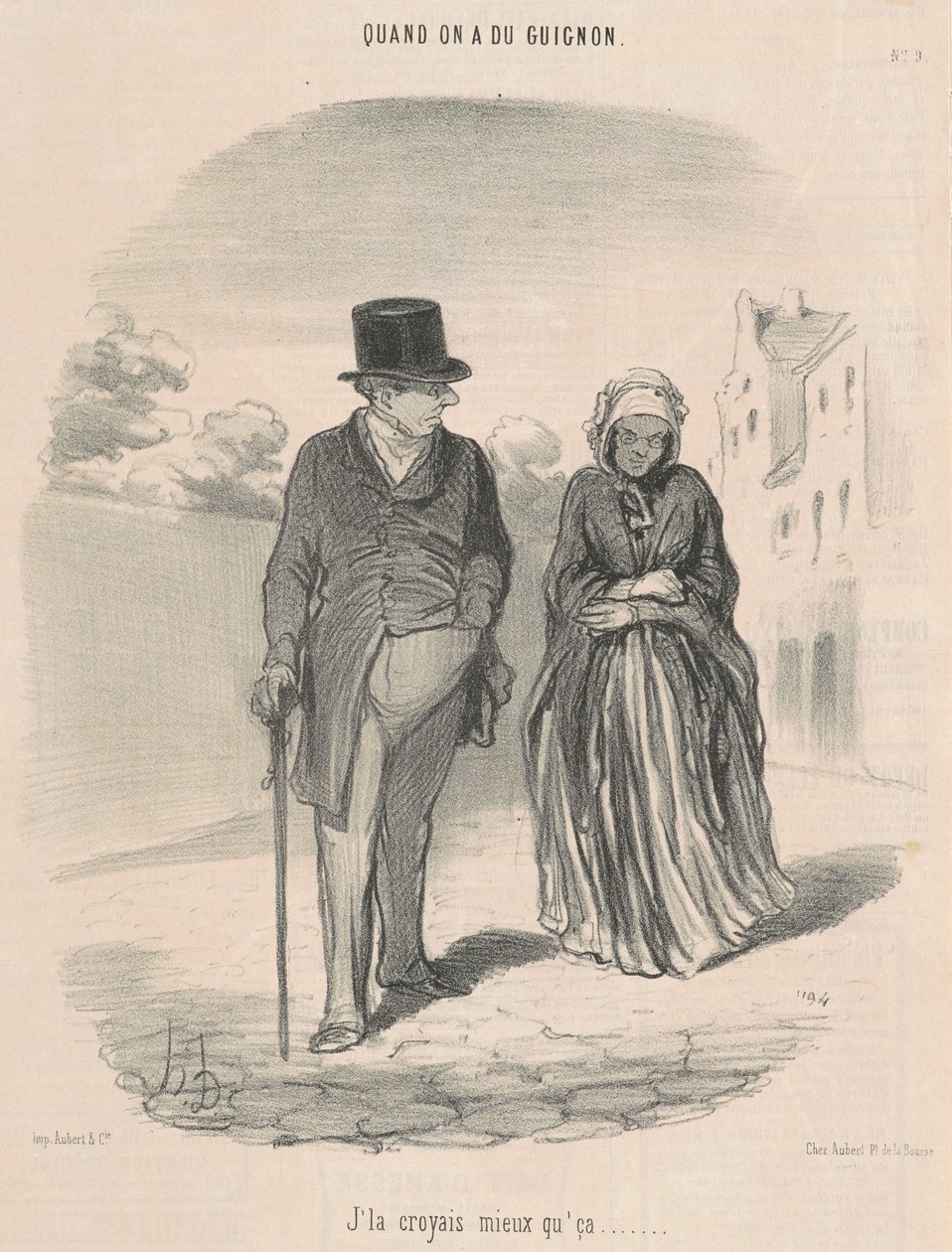 Myslel jsem, že je to lepší než to... od Honoré Daumier