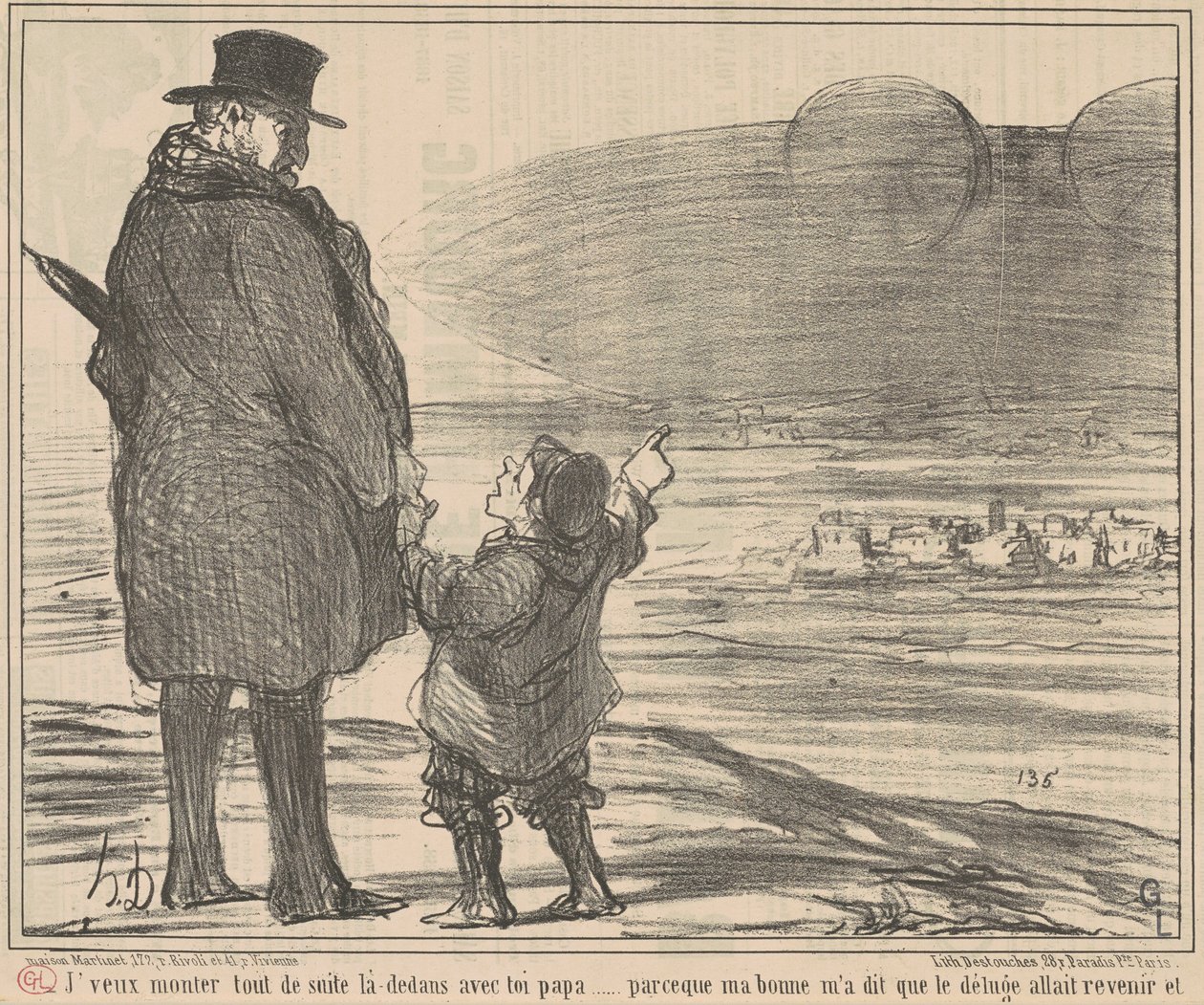 Chci tam hned... od Honoré Daumier