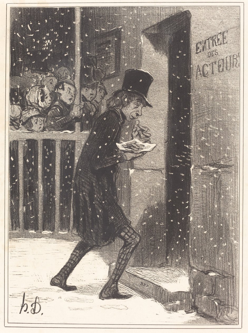 Herec The Tightrope Walker od Honoré Daumier