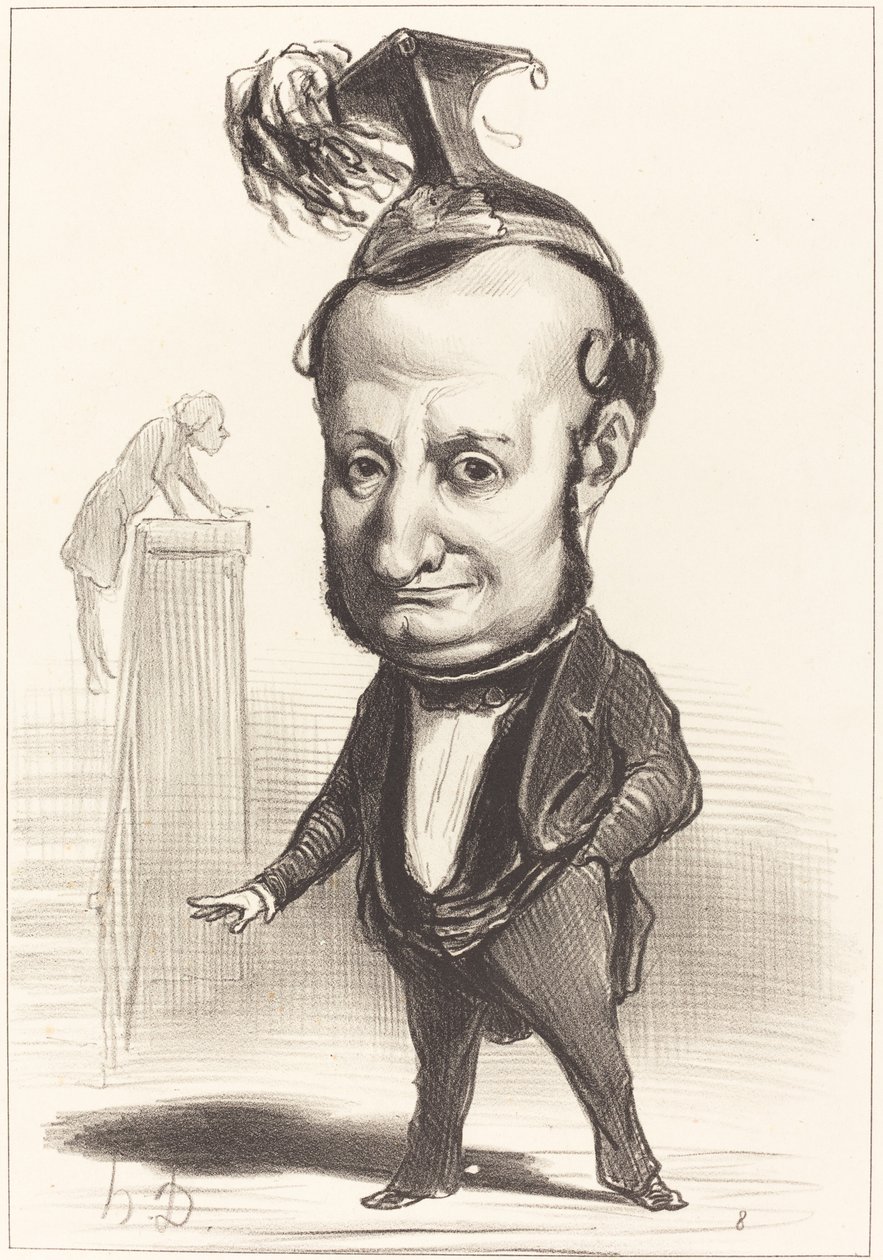 L. F. Raymond Wolowski od Honoré Daumier