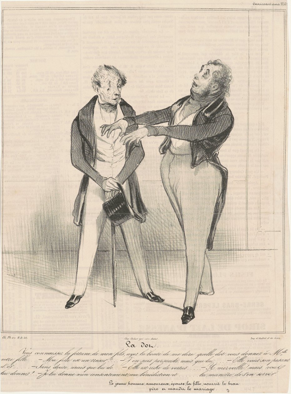 Tečka... znáš štěstí... od Honoré Daumier