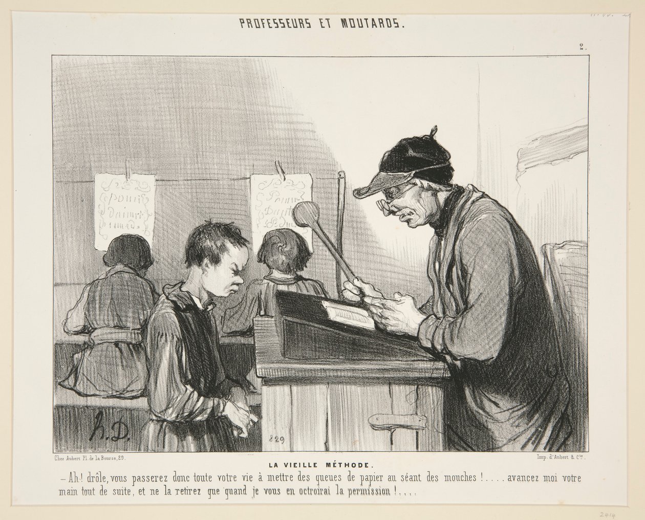 Starý M od Honoré Daumier