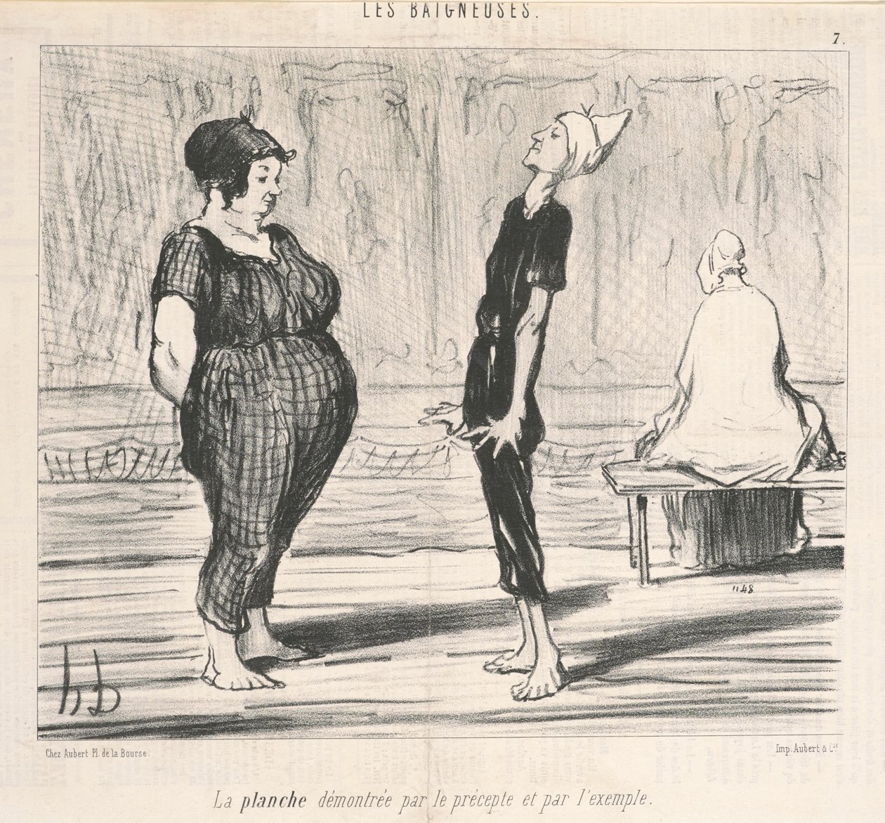 Představenstvo demonstrované předpisem... od Honoré Daumier