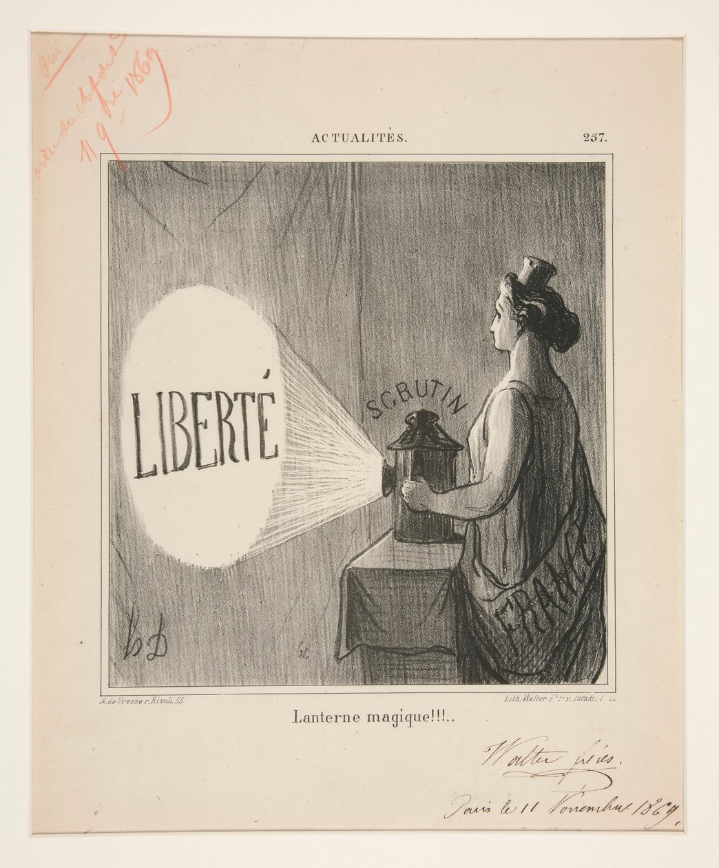 Kouzelná lucerna!!!, #257 z News od Honoré Daumier