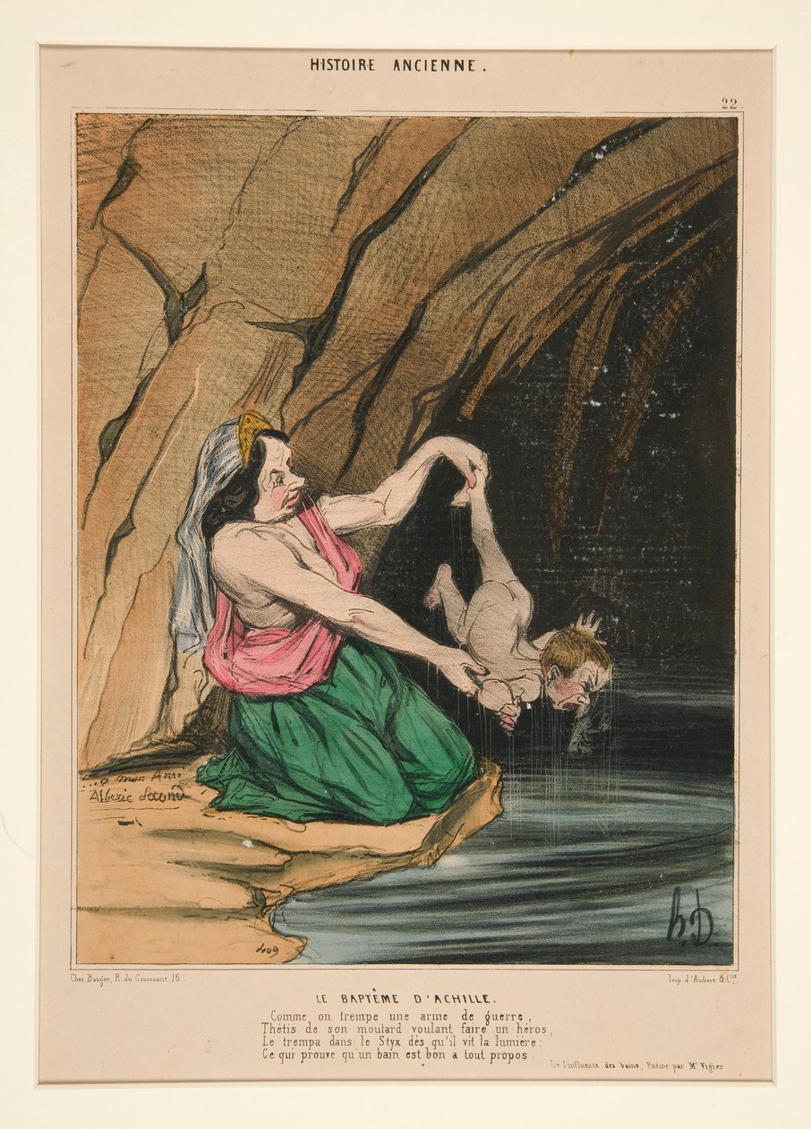 Křest z od Honoré Daumier