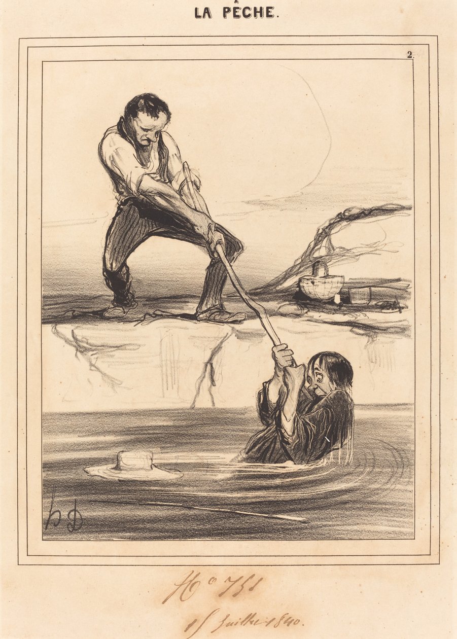Barbillon zahrnuje... od Honoré Daumier