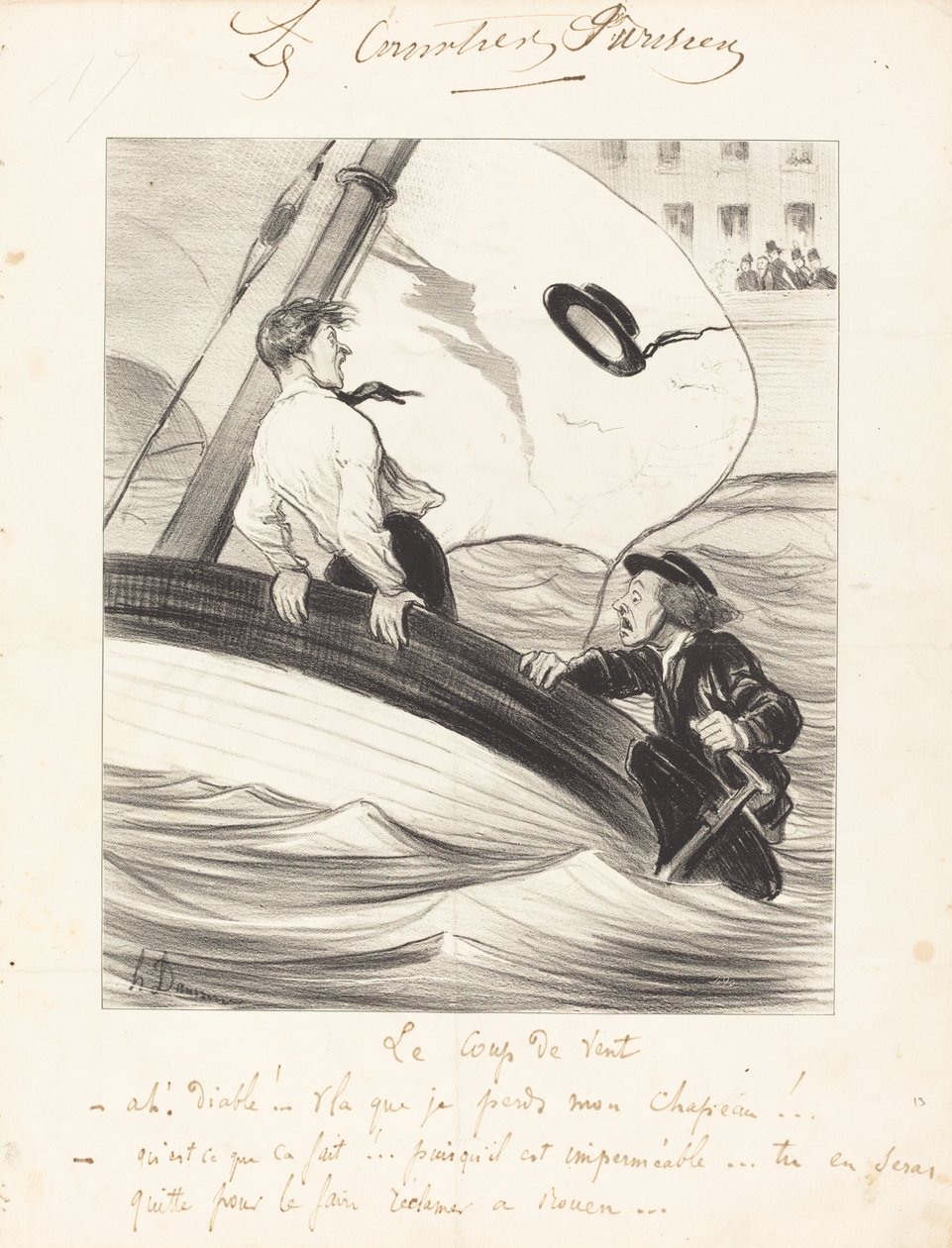 Závan větru od Honoré Daumier