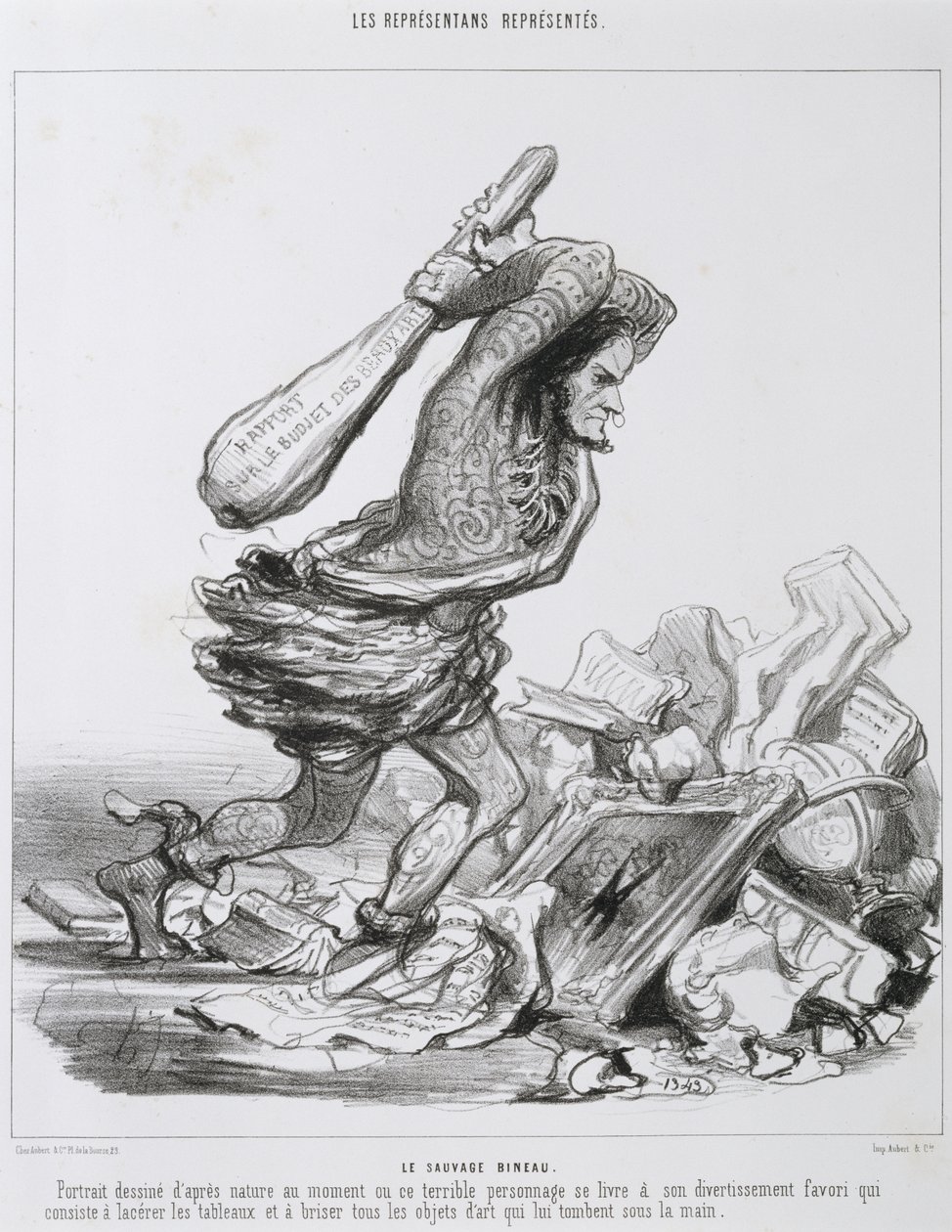 Divoké Bineau od Honoré Daumier
