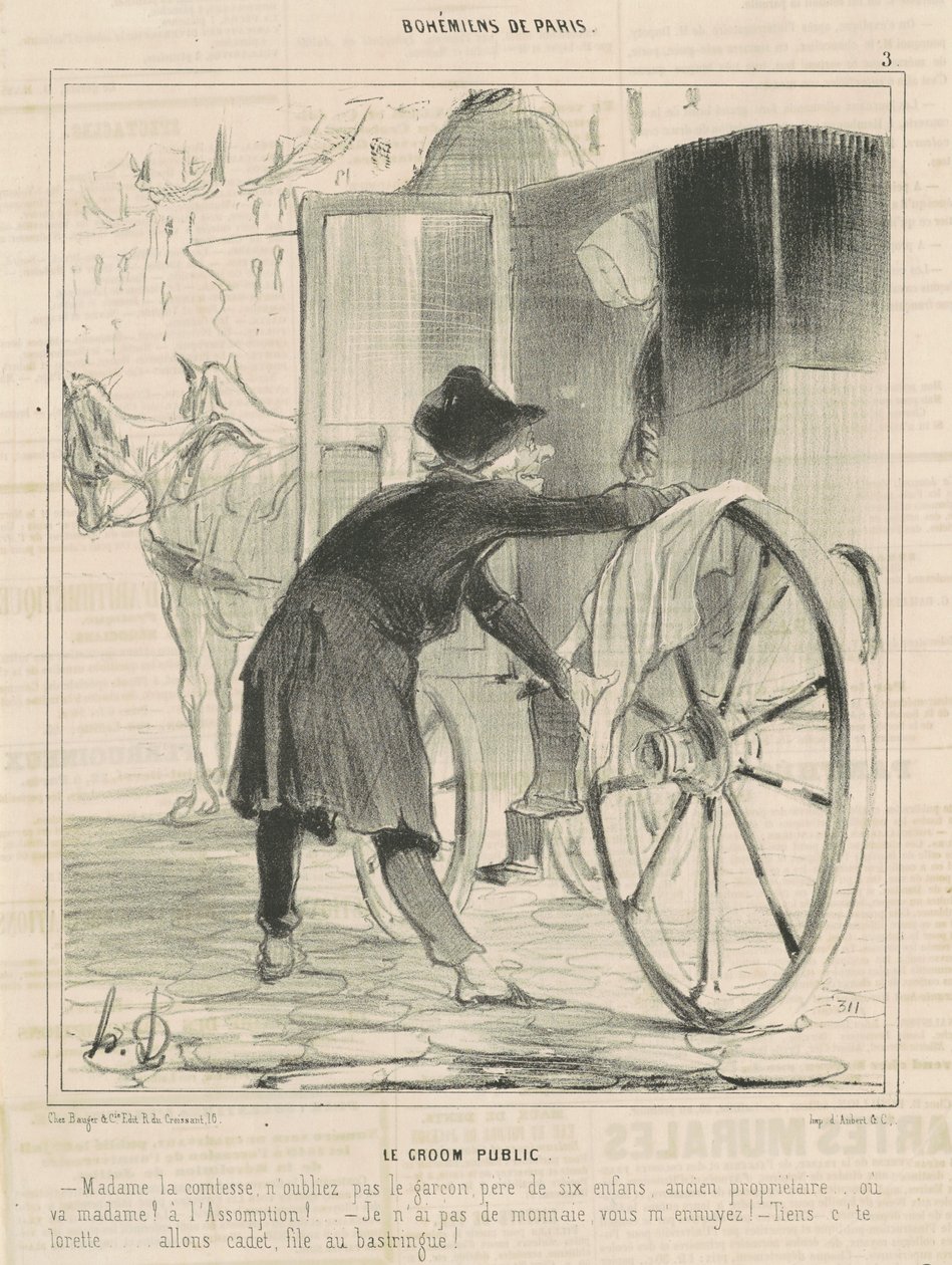 Le ženich veřejnosti od Honoré Daumier