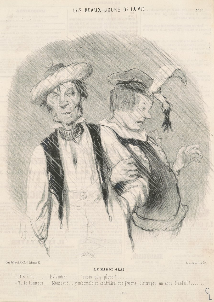 Tlusté úterý od Honoré Daumier